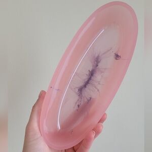 Catchall tray jewelry dish resin art decor